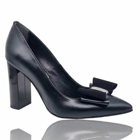 Pantofi cu Toc - Pantofi Damă Eleganți Din Piele Naturală 15024