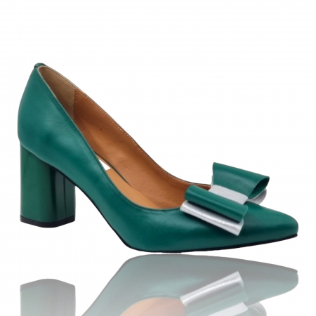 Pantofi cu Toc - Pantofi Damă Eleganți Din Piele Naturală 15049