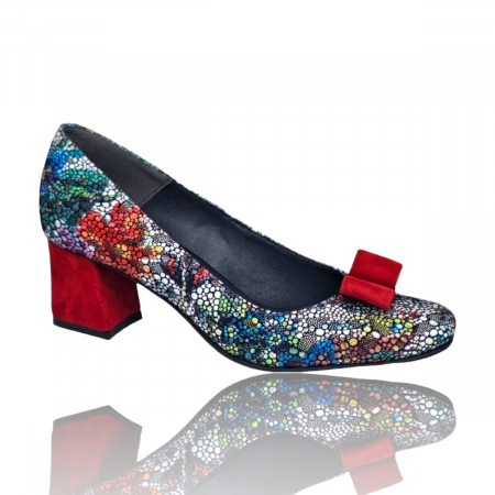 Pantofi cu Toc - Pantofi Damă Eleganți Din Piele Naturală 15065