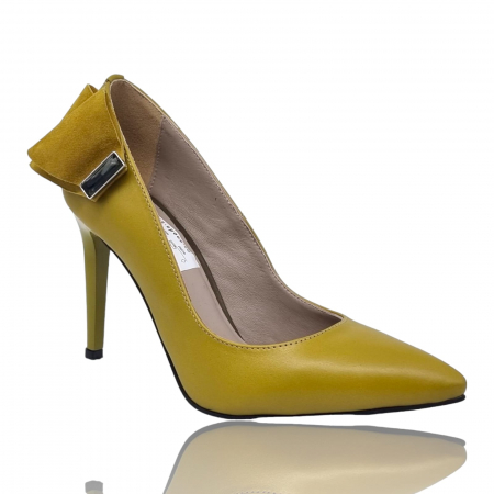Pantofi cu Toc - Pantofi Damă Eleganți Din Piele Naturală 15099
