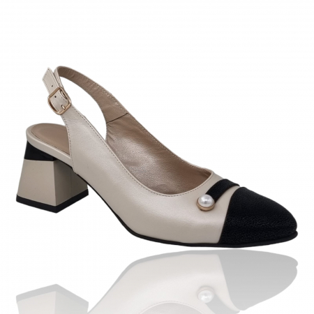 Pantofi Eleganti Pentru Femei - Pantofi Damă Eleganți Din Piele Naturală 16010