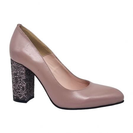 Pantofi cu Toc - Pantofi Damă Eleganți Din Piele Naturală 16011