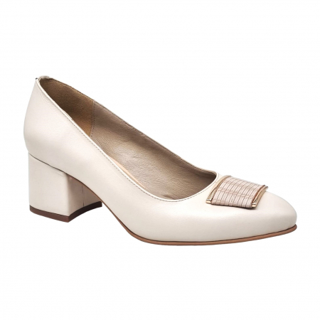 Pantofi cu Toc - Pantofi Damă Eleganți Din Piele Naturală 16012