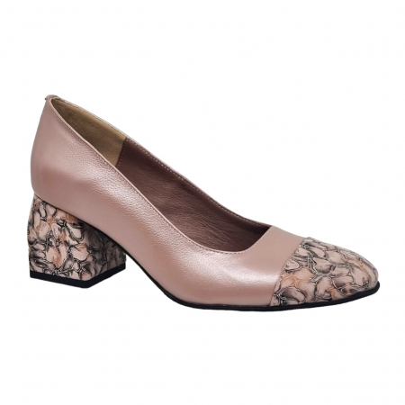 Pantofi cu Toc - Pantofi Damă Eleganți Din Piele Naturală 16014