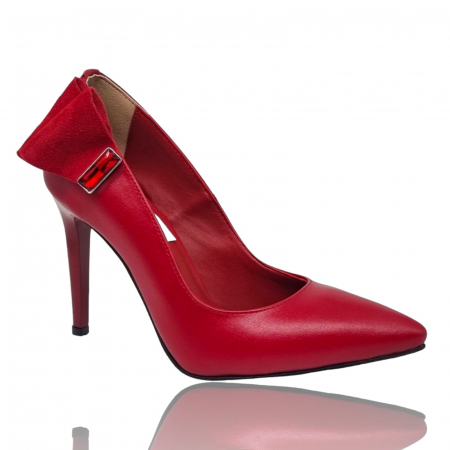 Pantofi cu Toc - Pantofi Damă Eleganți Din Piele Naturală 16026