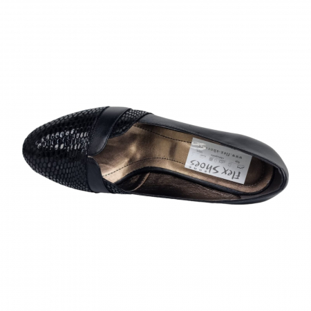 Pantofi Damă Eleganți Din Piele Naturală Neagră 16029 [9]