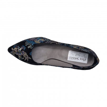 Pantofi Damă Eleganți Din Piele Naturală Neagră Regală 16037 [6]