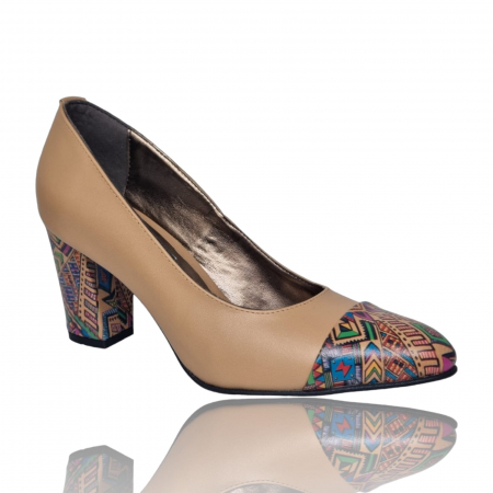 Pantofi cu Toc - Pantofi Damă Eleganți Din Piele Naturală 16038