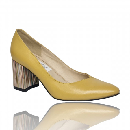 Pantofi cu Toc - Pantofi Damă Eleganți Din Piele Naturală 16040
