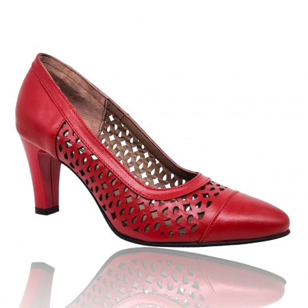 Pantofi cu Toc - Pantofi Damă Eleganți Din Piele Naturală 16047