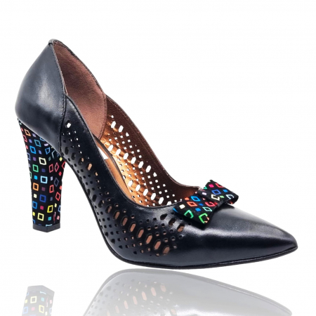 Pantofi cu Toc - Pantofi Damă Eleganți Din Piele Naturală 16049