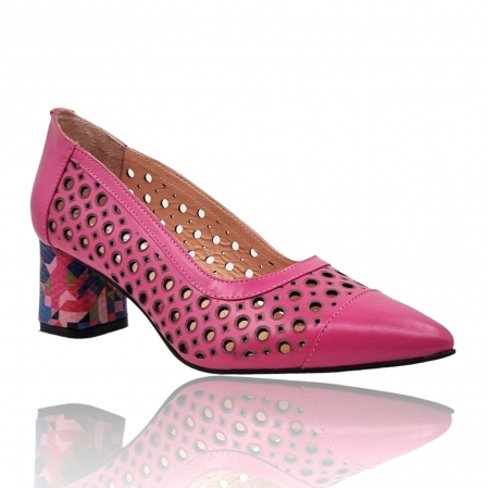 Pantofi cu Toc - Pantofi Damă Eleganți Din Piele Naturală 16059