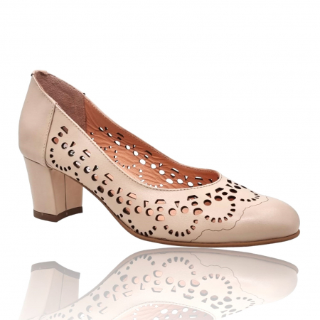 Pantofi cu Toc - Pantofi Damă Eleganți Din Piele Naturală 16071