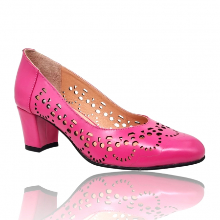 Pantofi cu Toc - Pantofi Damă Eleganți Din Piele Naturală 16073