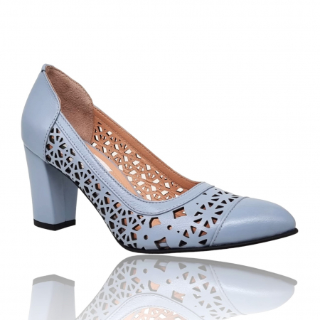 Pantofi cu Toc - Pantofi Damă Eleganți Din Piele Naturală 16075