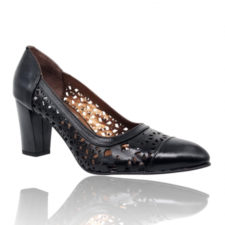 Pantofi cu Toc - Pantofi Damă Eleganți Din Piele Naturală 16078