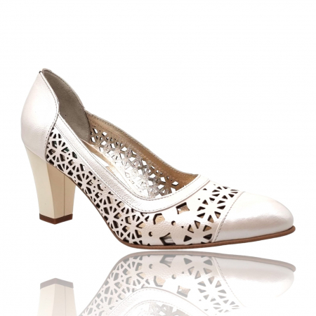 Pantofi cu Toc - Pantofi Damă Eleganți Din Piele Naturală 16079