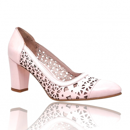 Pantofi cu Toc - Pantofi Damă Eleganți Din Piele Naturală 16080
