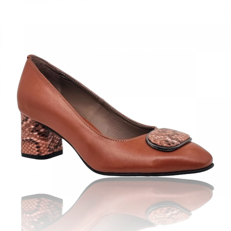 Pantofi cu Toc - Pantofi Damă Eleganți Din Piele Naturală 16083