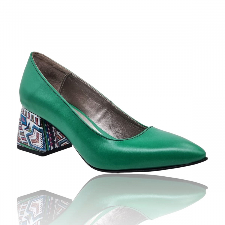 Pantofi cu Toc - Pantofi Damă Eleganți Din Piele Naturală 16087