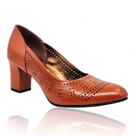 Pantofi cu Toc - Pantofi Damă Eleganți Din Piele Naturală 16097