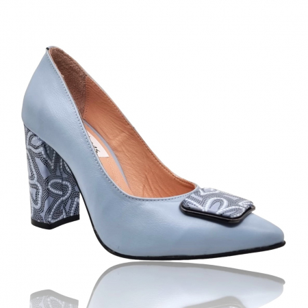 Pantofi cu Toc - Pantofi Damă Eleganți Din Piele Naturală 16103