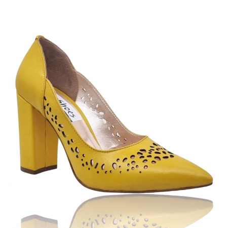 Pantofi cu Toc - Pantofi Damă Eleganți Din Piele Naturală 16104