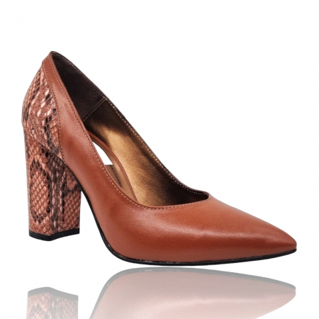 Pantofi cu Toc - Pantofi Damă Eleganți Din Piele Naturală 16120