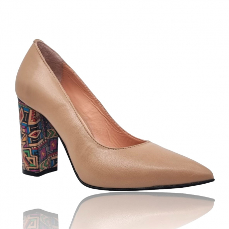 Pantofi cu Toc - Pantofi Damă Eleganți Din Piele Naturală 16121