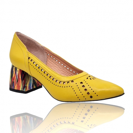 Pantofi cu Toc - Pantofi Damă Eleganți Din Piele Naturală 16125