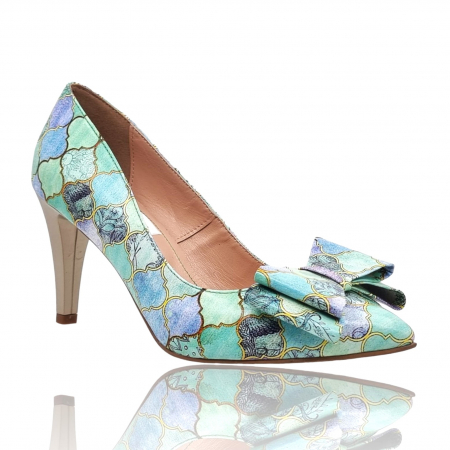 Pantofi cu Toc - Pantofi Damă Eleganți Din Piele Naturală 16159