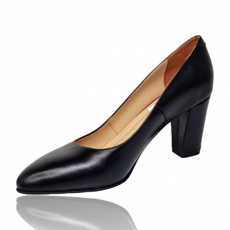 Pantofi Damă Eleganți Din Piele Naturală Neagră 16186 [1]