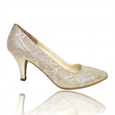 Pantofi cu Toc - Pantofi Damă Eleganți Din Piele Naturală Sarp Au 16192