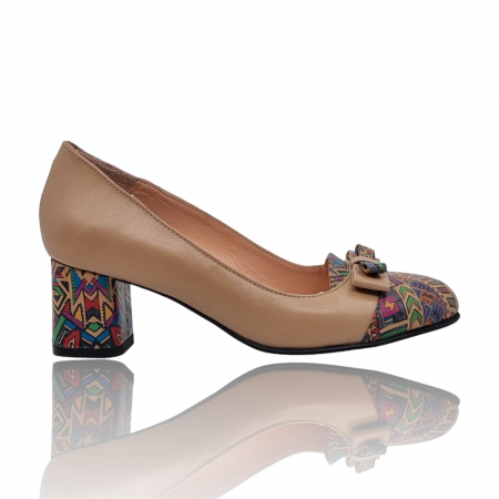 Pantofi cu Toc - Pantofi Damă Eleganți Din Piele Naturală 16195