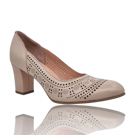 Pantofi cu Toc - Pantofi Damă Eleganți Din Piele Naturală 16203