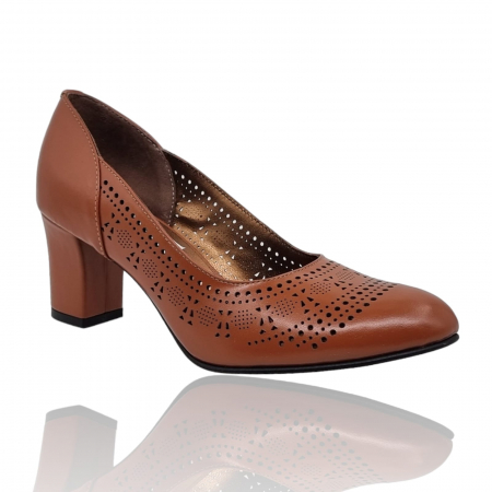 Pantofi cu Toc - Pantofi Damă Eleganți Din Piele Naturală 16204
