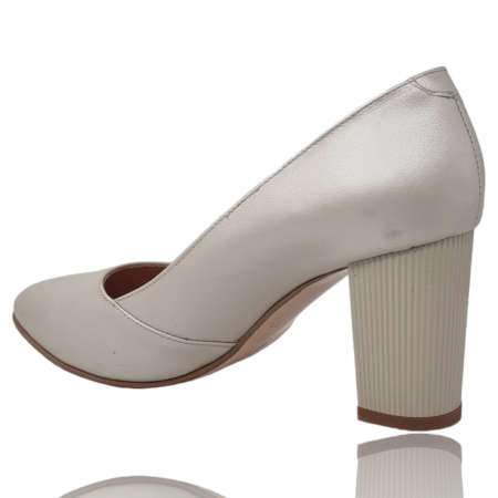 Pantofi Damă Eleganți Din Piele Naturală Crem 3190 [2]