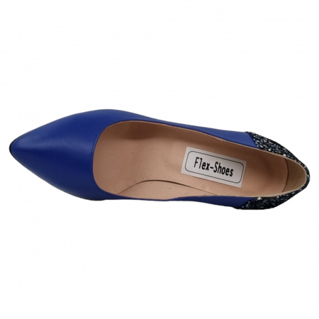 Pantofi Damă Eleganți Din Piele Naturală Albastru 3234 [14]