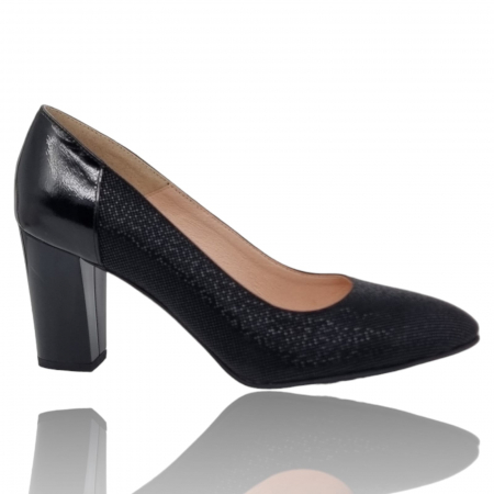 Pantofi Eleganti Pentru Femei - Pantofi Damă Eleganți Din Piele Naturală Neagră 3236