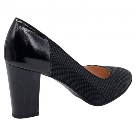 Pantofi Damă Eleganți Din Piele Naturală Neagră 3236 [11]