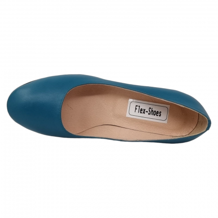 Pantofi Damă Eleganți Din Piele Naturală Blue 3238 [13]