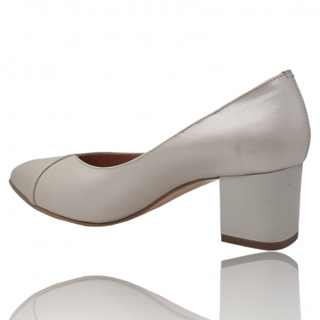 Pantofi Damă Eleganți Din Piele Naturală Bej 3242 [3]