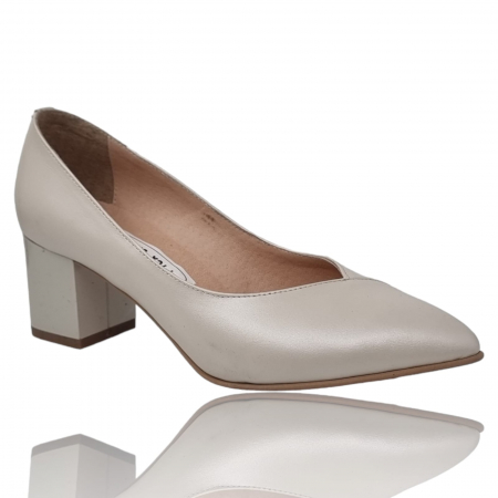 Pantofi Damă Eleganți Din Piele Naturală Bej 3242 [2]