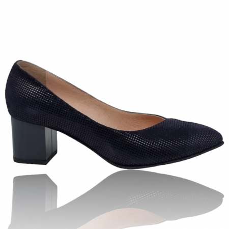 Pantofi Eleganti Pentru Femei - Pantofi Damă Eleganți Din Piele Naturală Neagră Glit 3244