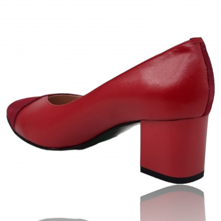Pantofi Damă Eleganți Din Piele Naturală Roșie Imp 3246 [3]