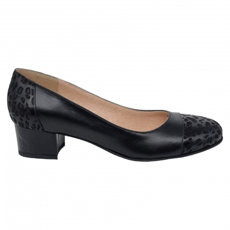 Pantofi Damă Eleganți Din Piele Naturală Neagră 3259 [7]
