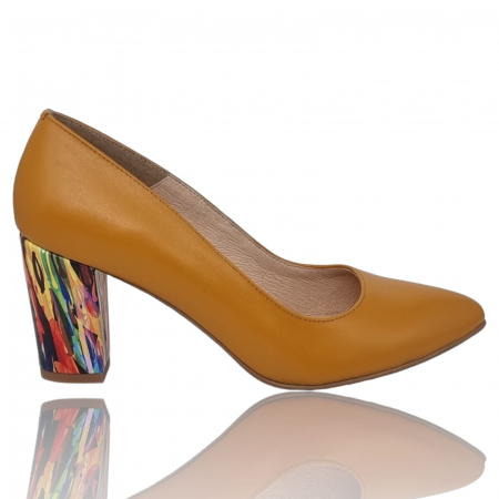 Pantofi cu Toc - Pantofi Damă Eleganți Din Piele Naturală 3260
