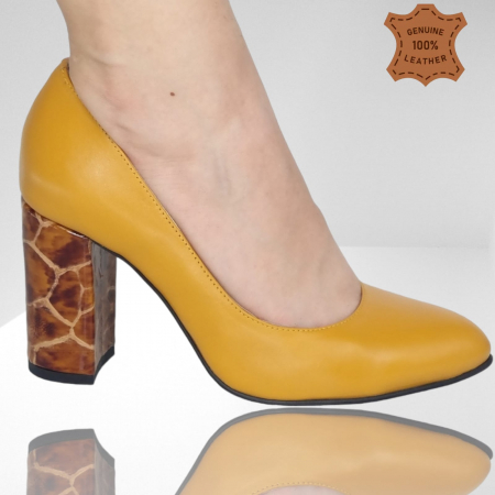 Pantofi Damă Eleganți Din Piele Naturală 3272 [1]