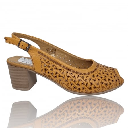 Sandale Casual Pentru Femei - Sandale Damă Casual Din Piele Naturală 16399