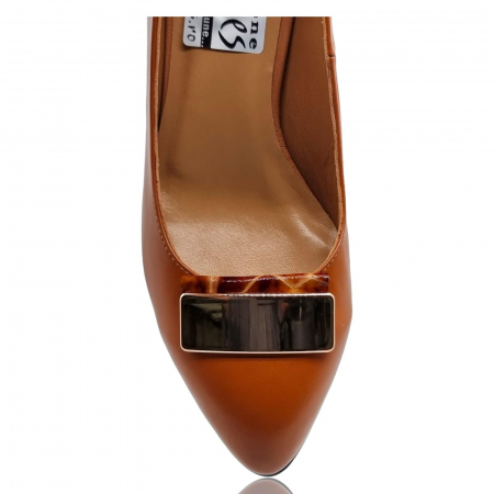 Pantofi Damă Eleganți Din Piele Naturală Portocaliu 3281 [6]